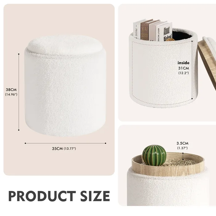 Boucle ottoman PRODUCT SIZE