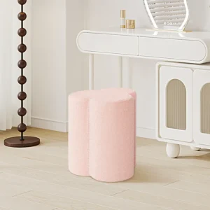 PINPLUS Clover-Shaped Small Ottoman 1-2