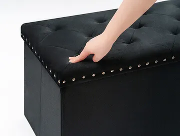 PINPLUS large ottoman coffee table BLACK 2-2