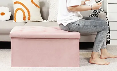 Long Foldable Ottoman Bench 1