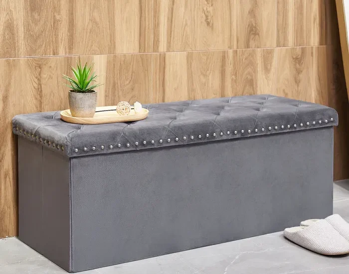 Large Storage Bench Grey 3