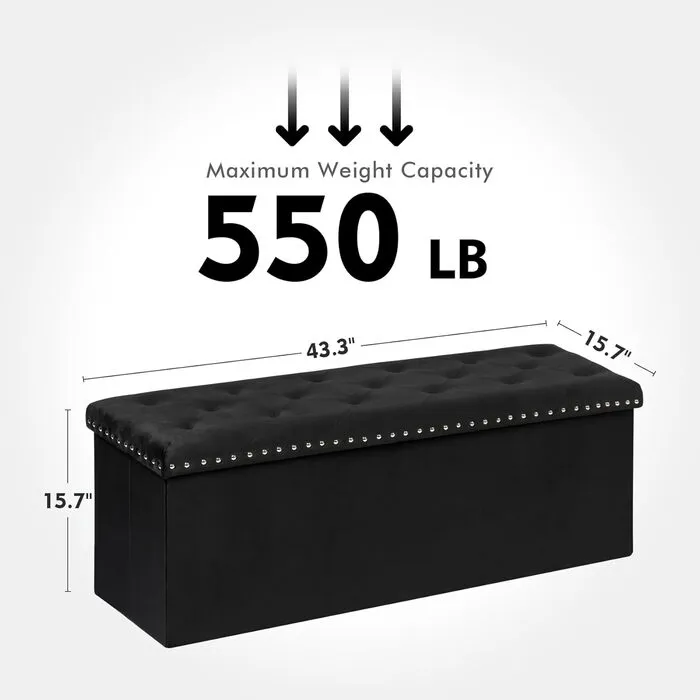 large ottoman bench black (2)