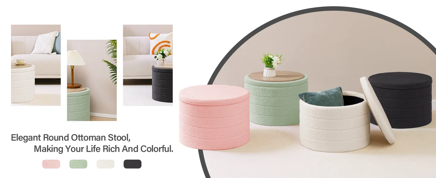 round storage ottoman with table 2