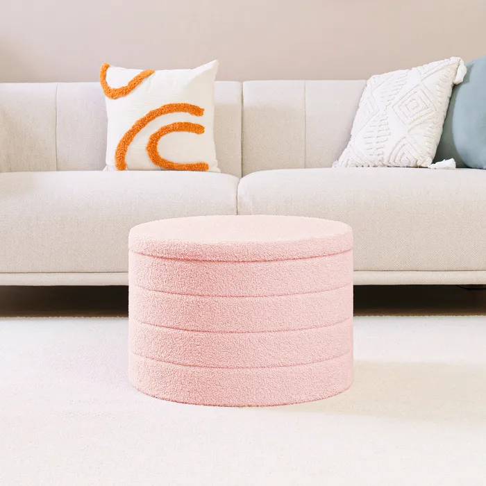 storage ottoman with table pink (1)